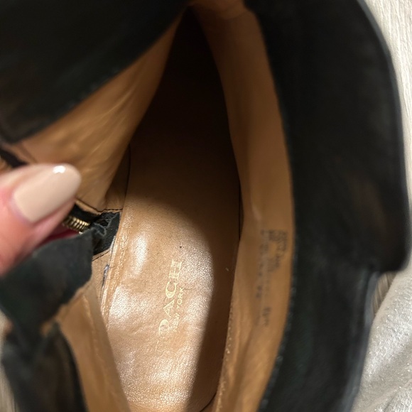 Coach black leather ankle boots - Picture 9 of 9